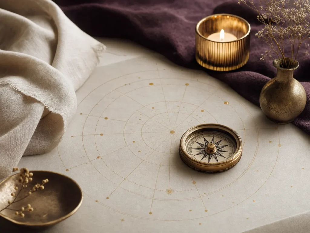 Visuel éditorial — Astrologie karmique