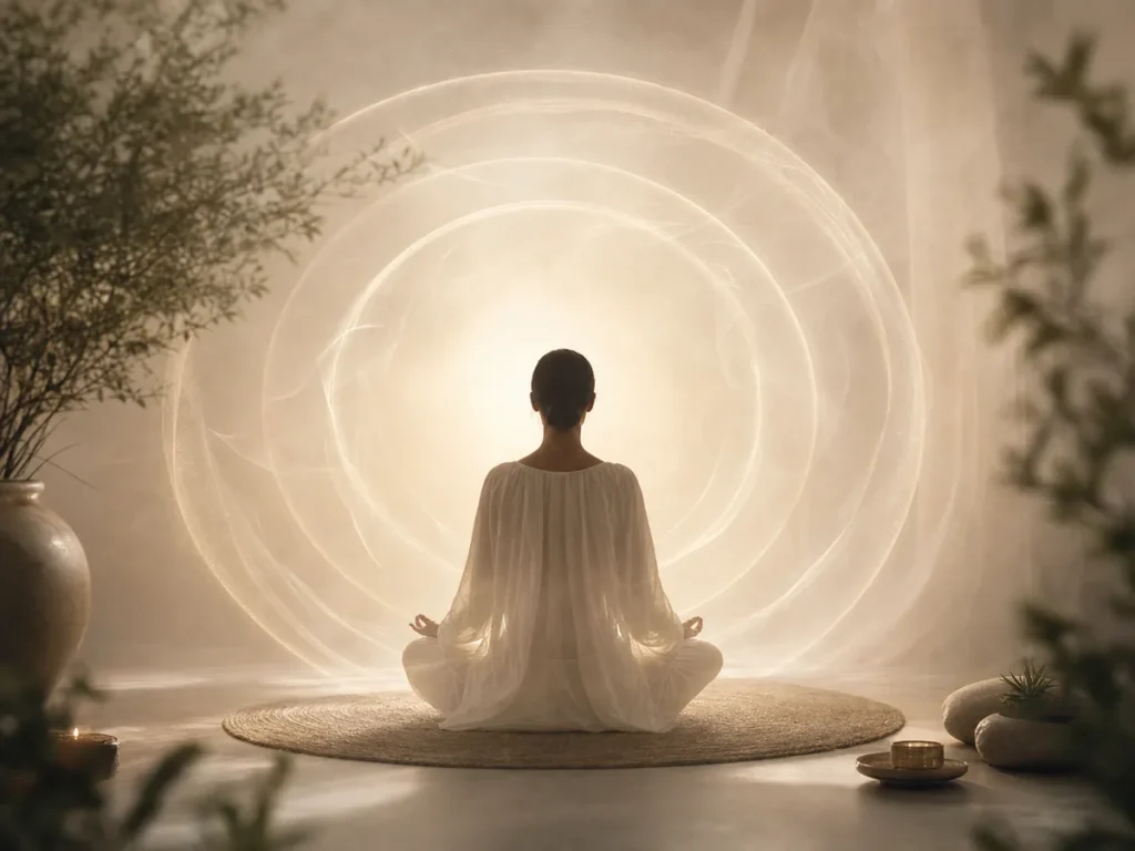 Visuel éditorial — Aura et Chakras