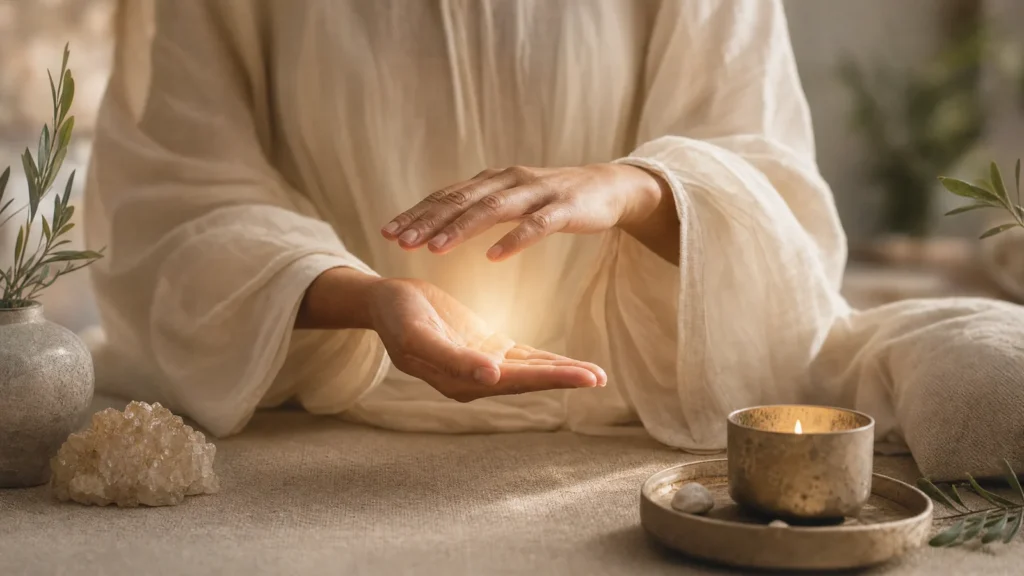 Visuel éditorial — Reiki Usui Degré un